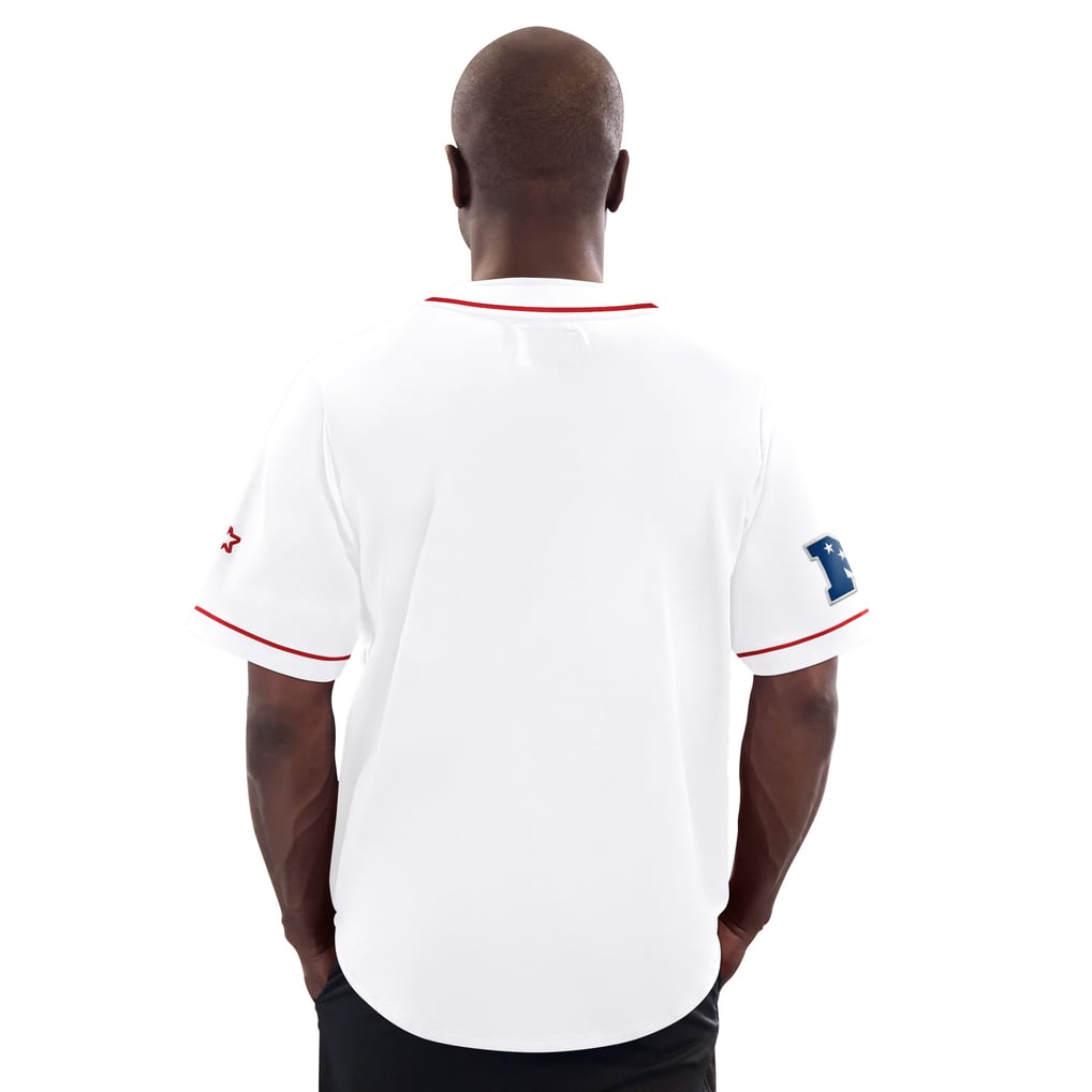  New York Giants Starter Relay Full-Button Baseball Jersey - White